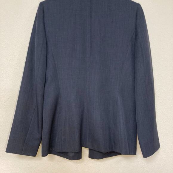 Travis Ayers Studio Women's Size 8 Suit Jacket Dark Blue Blazer Fully Lined - Picture 7 of 9